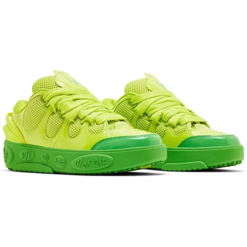 PUMA Lamelo Ball LaFrance Assist Mens 9 Green Lime Smash New 310868-01